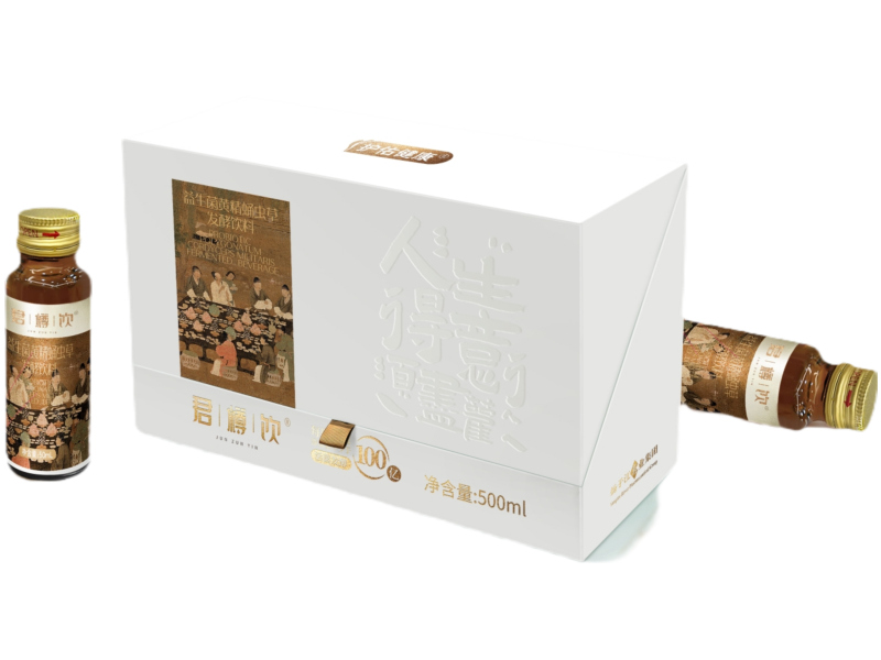 君樽飲<sup>?</sup>益生菌黃精蛹蟲草發(fā)酵飲料